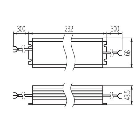 Elektronisches Netzgerät LC 24V 200W IP67 KANLUX