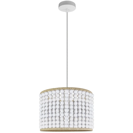 RIBE 1xE27 Überhang Deckenleuchte Weiß Holz GOLDLUX (Polux)