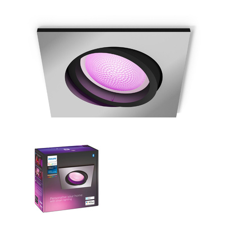 Einbau LED Centura 5.7W CCT RGB Quadratisch Beweglich PHILIPS HUE Bluetooth