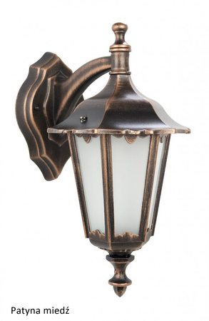 Außengarten-Fassadenlampe LED Retro Midi K 3012/1/M E27 Su-Ma