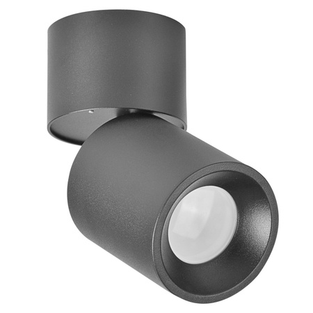 Anbauleuchte ASTRA GU10 Tuba Gelenkig 360° Beweglich Rund Schwarz GOLDLUX