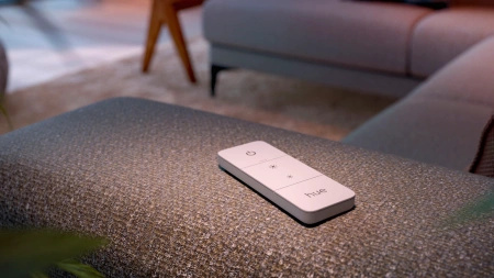 LED Plafond STILL Weiß 22.5W CCT PHILIPS HUE Bluetooth Zigbee Deckenleuchte + Dimmer Schalter