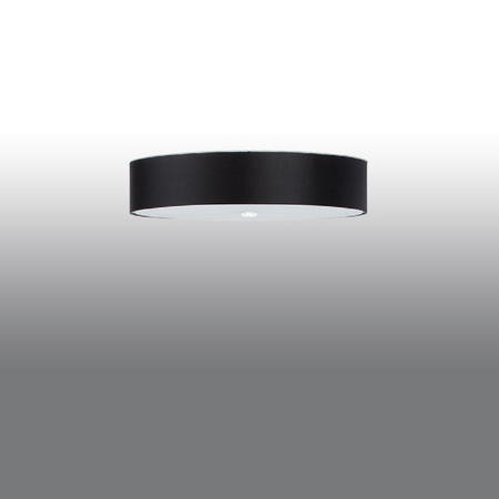 Deckenleuchte LED SKALA 5xE27 Runde Leuchte 60cm Schwarz SOLLUX