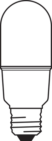 LED-Glühbirne E27 Capsule 11W = 95W 1470lm 2700K Warm 240° Osram