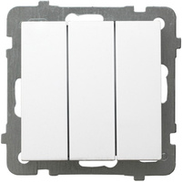 Lichtschalter Dreifachschalter Weiß ŁP-13G/m/00 OSPEL AS