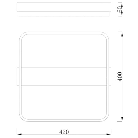 Galaxis LED Kronleuchter Deckenleuchte 40W weiß + Fernbedienung