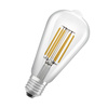 LED Lampe E27 ST64 4W = 60W 840lm 3000K Warm 320° Glühfaden LEDVANCE Ultra Efficient