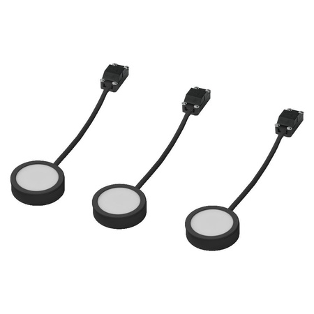 3x LED-Lampe 3W 3000K Unterbauleuchte Schwarz LEDVANCE