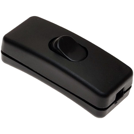 Schalter Wippenschalter für Kabel mit Schnappverschluss Weiß LUMILED