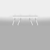 EYETECH Deckenleuchte 4xG9 Reflektor Halogen Leuchte Beweglich 60cm Weiß SOLLUX