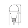 LED Lampen RAPID HI E27 13W 1520lm 3000K Warm KANLUX