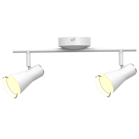 Verstellbare Decken-/Wandleuchte 8,4W LED BERG 2 weiß 3000K GOLDLUX (Polux)