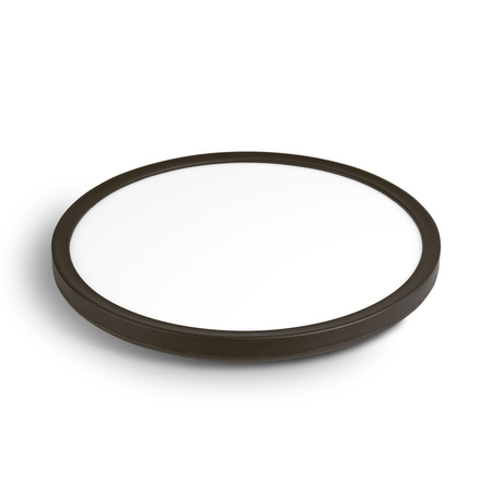 Plafond LED-Deckenleuchte Aufbauleuchte 18W 2000lm 4000K Neutral Schwarz Videx