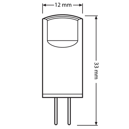 LED G4 CAPSULE Glühbirne 0,9W = 10W 100lm 2700K Wärme 320° OSRAM 2PACK