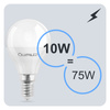 6x LED Lampen E14, Glühbirne P45 Kugeln 10W = 75W 990lm 180° 4000K neutral LUMILED