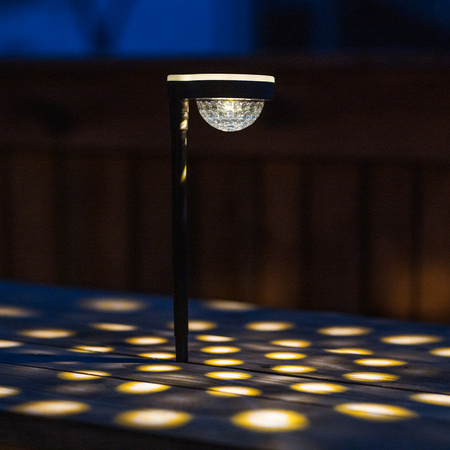 LATI Solar LED-Außenleuchte Warm Black 38.5cm