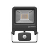 LED Fluter 30W 2700lm 3000K IP44 Grau mit Bewegungssensor LEDVANCE Flutlicht Endura