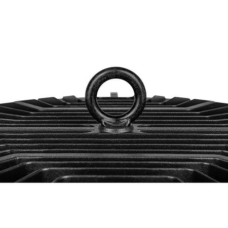 LED High Bay Industrie Pendelleuchte 200W 4500K Neutral 90° Schwarz IP65 Masterled