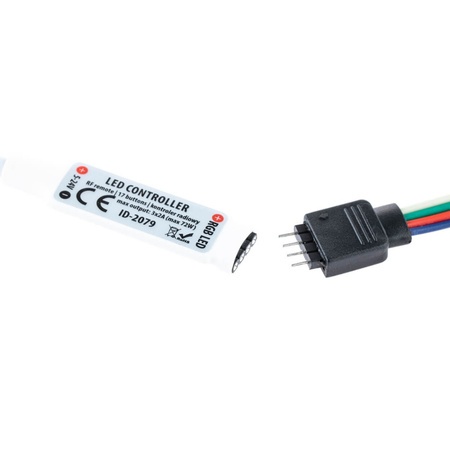 Funkcontroller für RGB-LED-Streifen 72W 2x3A + RF REMOTE 5V ~ 24V DC