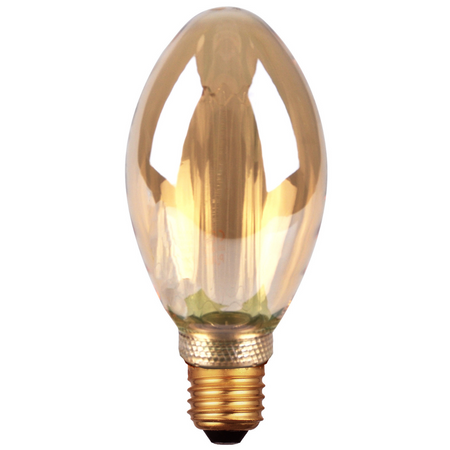 LED-Lampe B75 E27 4W 200lm 1800K Warm 320° Amber Dekorativ DECOVINTAGE Sanico Goldlux