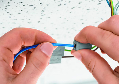 100x Beleuchtungsverbinder Schnellverbinder WAGO 224-112 für KABEL 0,5-2,5mm