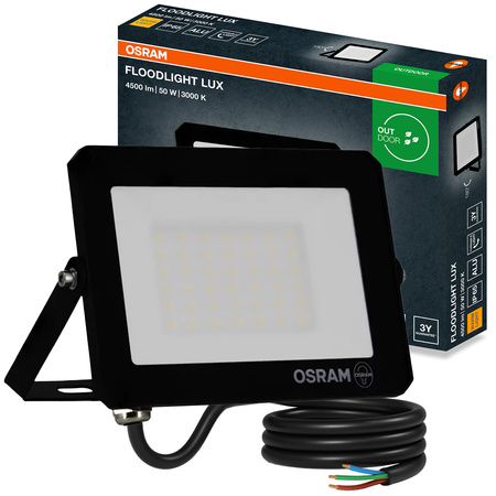LED-Flutlicht Halogen-Außenstrahler 50W 3000K 4500lm IP65 FLOODLIGHT LUX OSRAM