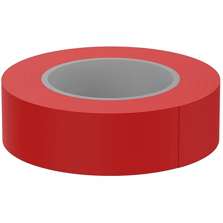 Starkes wasserdichtes PVC-Isolierband 19mm x 0,13mm Rot 20m