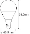 E14 P45 LED Lampen 5W 470lm CCT LEDVANCE SMART+ WiFi Dimmbar