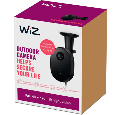 Außenkamera Nachtsicht Intelligente Überwachung IP54 SMART WIFI WiZ