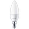 4x LED Lampen E14 B35 4.9W = 40W 470lm 2700K Warm Milk PHILIPS