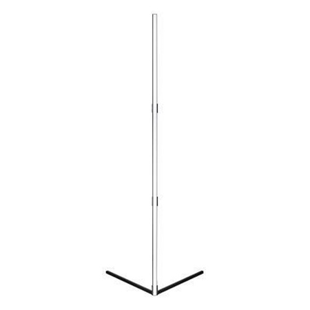 Eck-Stehleuchte Schwarz 20W RGB-Farbwechsel Fernbedienung