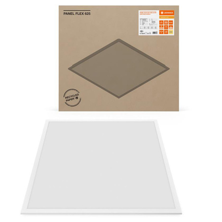 LED-Panel-Deckenleuchte 32W 5160lm 3000K Warm Surface Mounted Flush Mounted Weiß 62x62cm Flex Ledvance