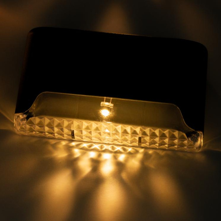 2x Solar LED Treppenhaus Leuchte Ornamental Lampe Dämmerungssensor IP44 Warm