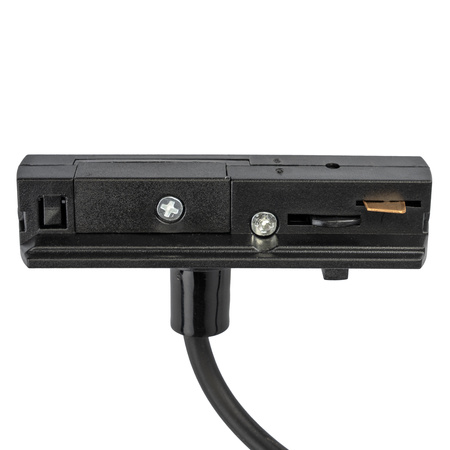 NETZADAPTER FÜR SAMMELSCHIENEN MONTAGESOCKEL 1F SCHWARZ LEUCHTEND