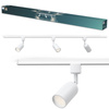 Bus-Hängelampen-Kit 1m + 3x LED GU10 Einphasig Weiß EasyLink Shea Philips