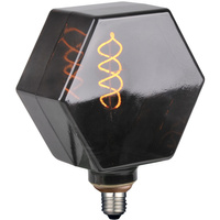 Dekorative LED Lampe E27 FILAMENT LB160 4W 50lm 1800K Warm 320° DecoVintage Smoke GOLDLUX (Polux)