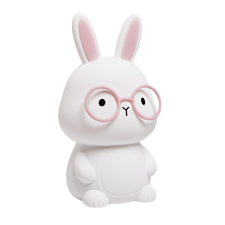LED Kaninchen Dekorative Lampe 1W 3000K RGBW Weiß Rosa Dimmbar Flora Sanico Goldlux