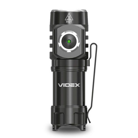 Taktische LED wiederaufladbare wasserdichte Taschenlampe 10W 600lm 5700K A055 VIDEX