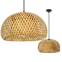 Bambus E27 Boho Baku Kobi Dekorative Hängelampe