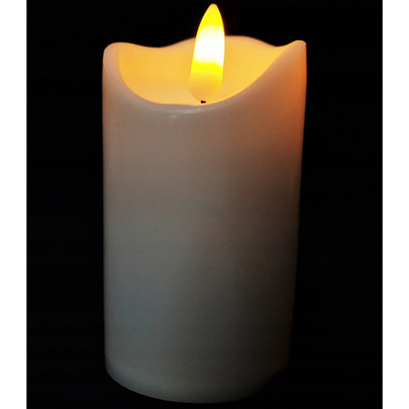 LED Grablicht H 9,5 cm warmweiß Flammeneffekt