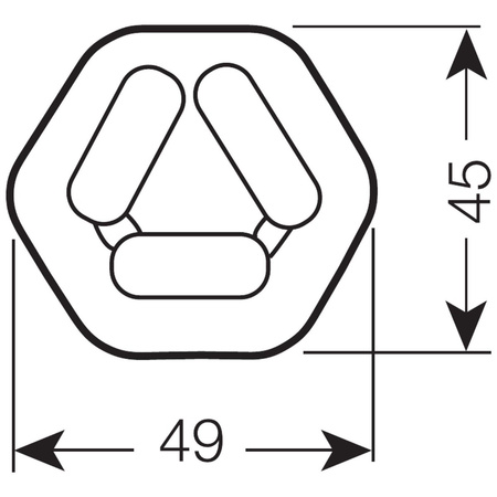 Kompaktleuchtstofflampen GX24Q-3 26W 1800LM 3000K Warm OSRAM Dulux T/E 4PIN