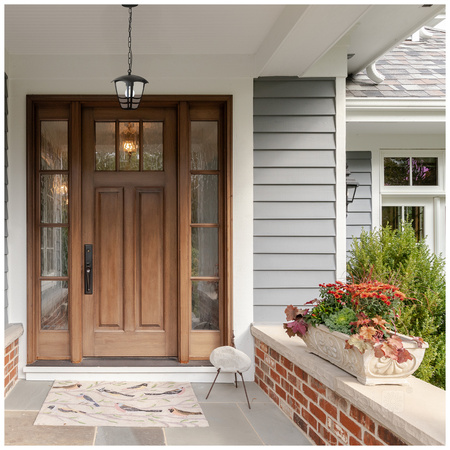 Außen Garten Pendelleuchte E27 Schwarz IP54 Tevio Kobi