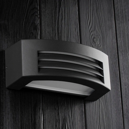 Gartenwandleuchte Elevation Außenleuchte E27 Dunkelgrau IP54