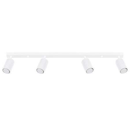 Tuba Spot Reflektor Deckenleuchte 4x GU10 Weiß Carbon Deep Space SL.1546 Sollux