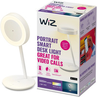 LED-Portrait-Schreibtischlampe Weiß CCT SMART WiFi WiZ