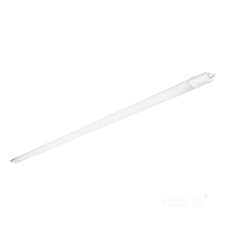 LED hermetische Leuchte 48W 5760lm 4000K Neutral IP65 IK06 Weiß Cortez Kobi
