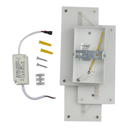 LED-Wandleuchte 12W 3000K IP20 Grau VT-712 V-TAC