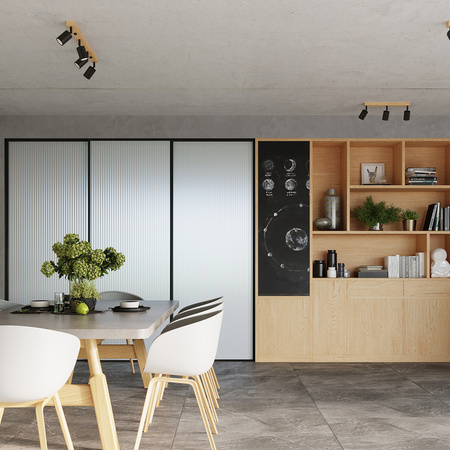 Wandleuchte VERDO GU10 Schwarz Holz Modern SOLLUX