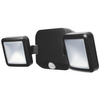 LED-Flutlicht 10W 480lm 4000K IP54 Schwarz mit Bewegungsmelder LEDVANCE SPOTLIGHT Batteriebetrieb Twin