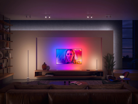 SIGNE GRADIENT LED Stehleuchte Weiß EU/UK 29W CCT RGB PHILIPS HUE Bluetooth Zigbee
